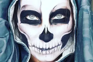 Halloween makeup looks created by Natalia Goff.