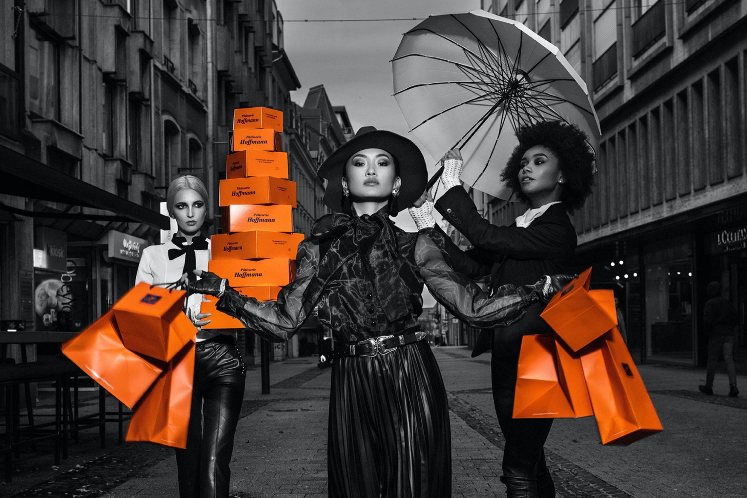 Makeup by Natalia Goff for an advertising for Hoffmann Luxembourg.